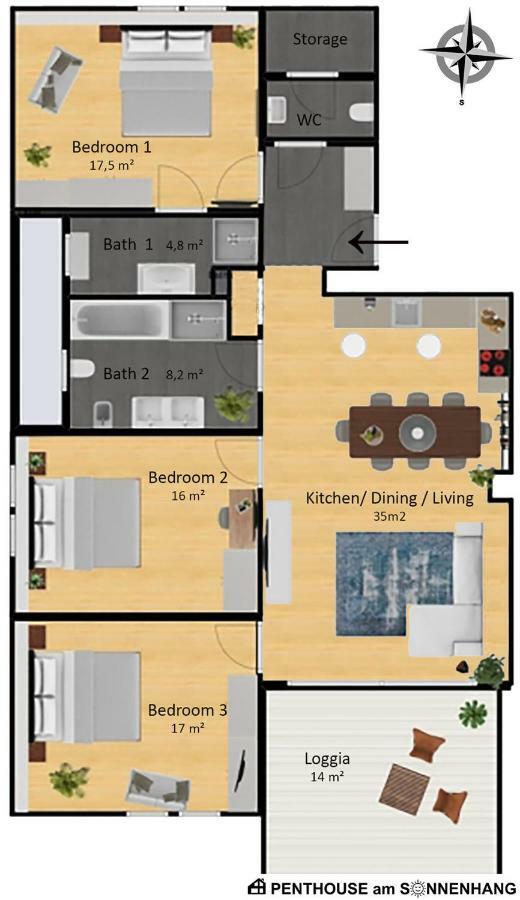 Penthouse Am Sonnenhang Mit Exklusiver Ausstattung Schladming Exterior photo